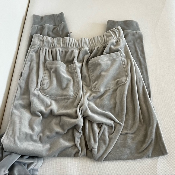Loft Set Gray Velour Hoodie and Joggers Pants Size XS Loose Fit Loungewear - Picture 3 of 10